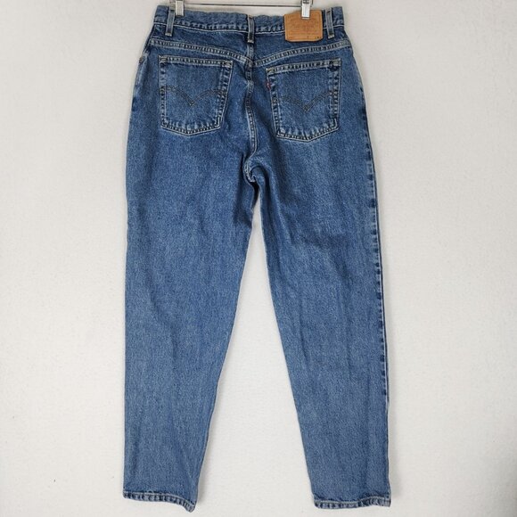 Levis Jeans Womens 14 Blue Vintage 550 Tapered Leg Relaxed Fit High Rise Denim - Picture 7 of 11